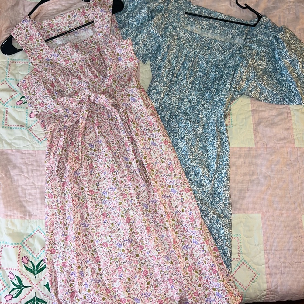 Handmade floral dresses!